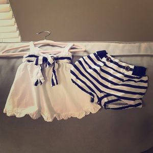 Sailor white and blue outfit!